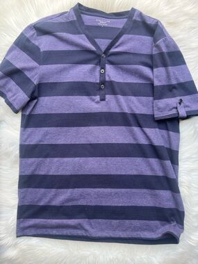 Structure Slim Fit Henley Shirt